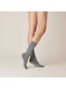 Kunert Socken Homesocks antirutsch in Lichtgrau
