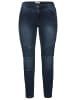 sheego Skinny Jeans in dark blue denim