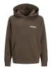 JACK & JONES Junior Kapuzenpullover in Chocolate Chip