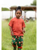 Little Green Radicals Short Sleeved Henley Top in Red