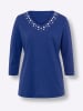 Sieh an! 3/4-Arm-Shirt in royalblau