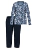 Ammann Schlafanzug Night & Home in Blau