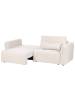 Beliani 3-tlg Schlafsofa VAXHOLM in Beige/Schwarz