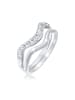 Elli Ring 925 Sterling Silber Ring Set in Silber