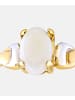Diamant L'éternel Ring aus 375 Gelbgold mit Perle