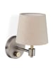 relaxdays Wandlampe in Beige