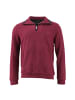 Ragman Sweatshirt Troyer-Kragen in Barolo