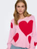 ONLY Pullover 'onlMONTANA' Rosa