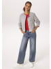 Aniston CASUAL Kurzblazer in hellblau-wollweiß-marine-dunkelrot-schwarz
