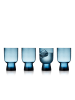 Lyngby Glas Wasserglas Sorrento in Blau