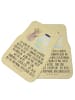 Mr. & Mrs. Panda Automatte Maus Sterne mit Spruch in Gelb Pastell