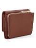 Lazarotti Bologna Leather XL Geldbörse mit Zip-Around Fach Leder 14 cm brown