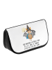Mr. & Mrs. Panda Make-up-Tasche Fledermaus Zauberer mit Spruch in Weiß