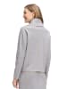 Betty Barclay Strickpullover mit Lurexfaden in Patch Grey/Beige