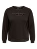 ONLY Carmakoma Sweatshirt in Coffee Bean