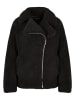 Urban Classics Urban Classics Damen Ladies Sherpa Biker Jacket in black