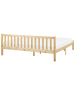 Beliani Doppelbett FLORAC in Braun - (W) 187 x (H) 70 x (L) 208 cm