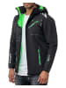 Geographical Norway Herren Regular Fit Windbreaker  in Black