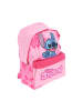 Lilo & Stitch Lilo & Stitch Gesäßtasche Praktische Schultasche mit Mehrfächer in rosa