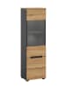 ebuy24 Vitrinenschrank Canu Eiche 36 x 33 cm
