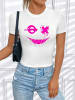 RMK T-Shirt Smily WEISS-Pink