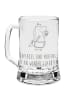 Mr. & Mrs. Panda Bierglas Einhorn Küche mit Spruch in Transparent