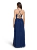 Vera Mont Abendkleid im Glitzer-Look in Dunkelblau/Grau