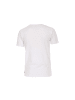 CASAMODA V-Kragen T-Shirt für Herren in weiss