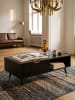 KADIMA DESIGN Couchtisch 110x60x43 cm mit Eiche-Dekor Wohnzimmertisch,