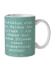 Mr. & Mrs. Panda Kaffeetasse Spruch Floristin Heldin mit Spruch in Meeresbrise