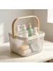 relaxdays 2 x Drahtkorb in Creme/ Natur - (B)26 x (H)17,5 x (T)24 cm