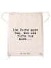 Mr. & Mrs. Panda Sportbeutel Ein Fuchs muss tun,... mit Spruch in Creme