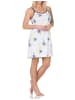 NORMANN Spaghetti Nachthemd Neglige - 85876 in weiss