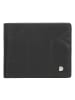 DuDu Up! Geldbörse RFID Schutz Leder 10.5 cm black-taupe
