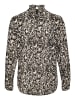 Kaffe Bluse langarm KAamber Regular fit in Black/ElefantS. GraphicFlower