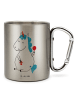 Mr. & Mrs. Panda Edelstahlbecher Einhorn Baby ohne Spruch in Silber