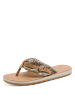 Tamaris Clog Zehentrenner in beige