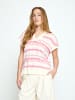 Peppercorn Top in Whitecap Creme Jacq.