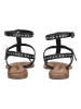Lazamani Sandalen in Schwarz