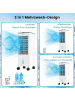 COSTWAY 3 in 1 Klimaanlage ohne abluftschlauch in Grau
