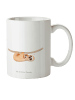 Mr. & Mrs. Panda Kaffeetasse Faultier Kind ohne Spruch in Weiß