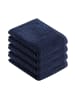 Vossen 4er Pack Duschtuch in marine blau