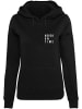 Mister Tee Mister Tee Damen Ladies Never On Time Hoody in black