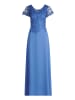 Vera Mont Abendkleid mit Stickerei in Paris Blue