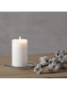 STAR Trading LED Kerze Echtwachs mit Timer  H: 14cm weiß