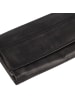 Greenburry Destressed Geldbörse RFID Schutz Leder 18.5 cm silver grey