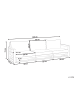 Beliani Gartensofa TIMOR in Braun/Grau/Beige - (W) 269 x (H) 72 x (L) 75 cm
