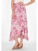 Usha Women Skirt in pink white