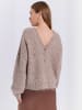 Norr Strickjacke Lillen in Brown Melange