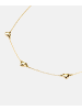 Diamant L'éternel Halskette aus 375 Gelbgold Herz-Design